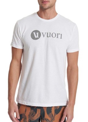 V1 Vuori Wordmark Logo Tee, Black/Teak