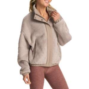 Women's Cutter & Buck Gray Cincinnati Reds Roam Cascade Eco Sherpa Full-Zip Fleece Jacket Size: Extra Large