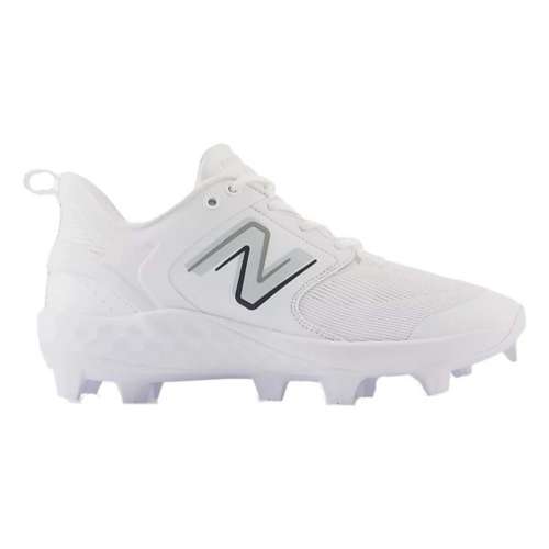 New balance green and white hot sale baseball cleats