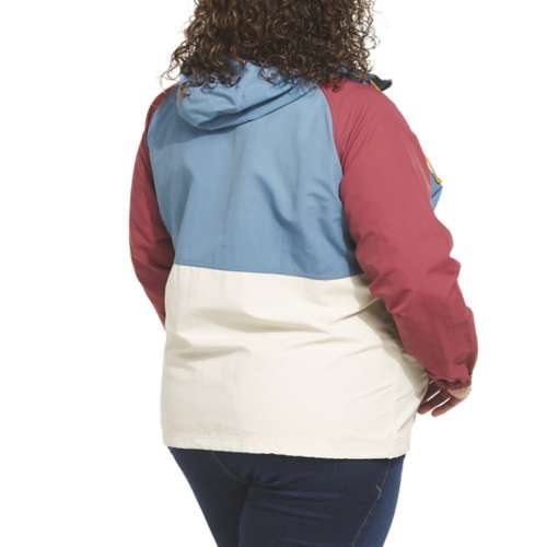 Women's L.L.Bean Plus Size Mountain Classic Multi-Color Anorak Rain Jacket