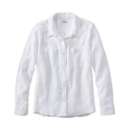 Women's L.L.Bean Cloud Gauze Long Sleeve Button Up Shirt