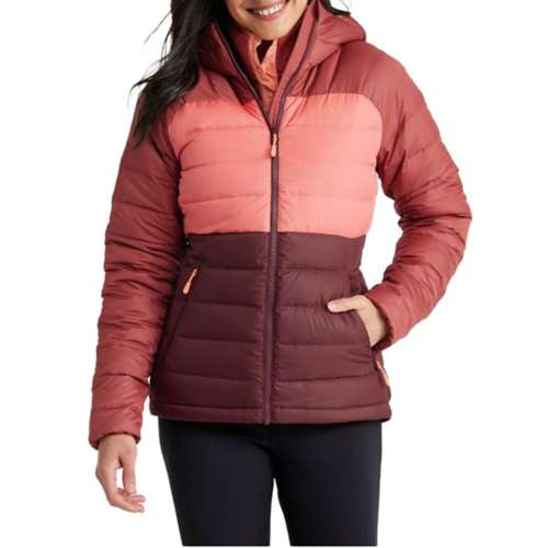 Women's L.L.Bean Bean's Colorblock Hooded Short Down Puffer Jacket