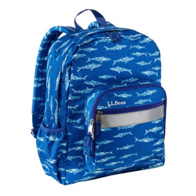 L.L.Bean Original III Print Backpack Regatta Blue Geo Shark