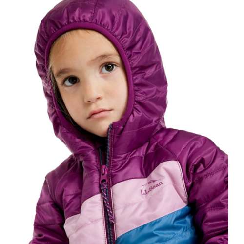 Toddler L.L.Bean PrimaLoft Colorblock Hooded Mid Puffer Jacket