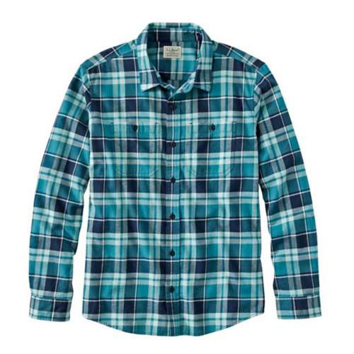 Men's Navy Los Angeles Rams Large Check Flannel Button-Up Shirt