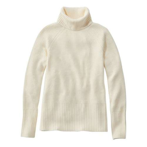 Women's L.L.Bean SuperSoft Waffle Turtleneck Pullover Sweater