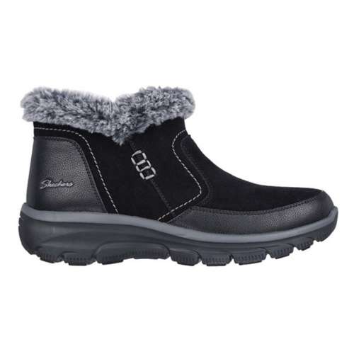 Skechers boots cheap womens black