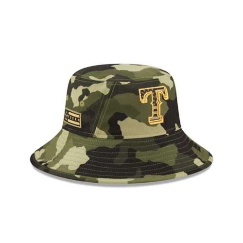 New Era San Diego Padres Camo 2022 Armed Forces Day Bucket Hat
