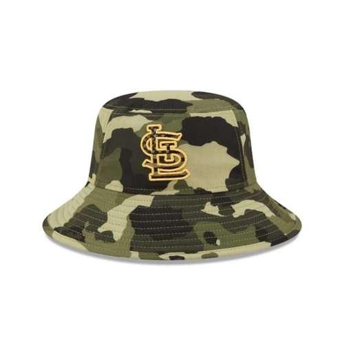 Cincinnati Reds New Era Camo 2022 Armed Forces Day Bucket Hat