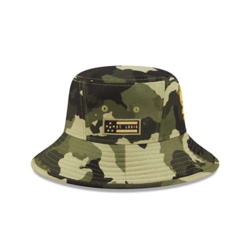 New Era Camo St. Louis Cardinals 2022 Armed Forces Day Bucket Hat