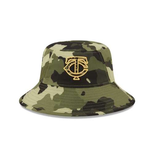 New Era Camo Kansas City Royals 2022 Armed Forces Day Bucket Hat