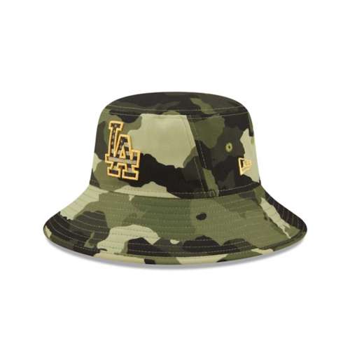 New Era Los Angeles Dodgers 2022 Armed Forces Day Bucket Hat