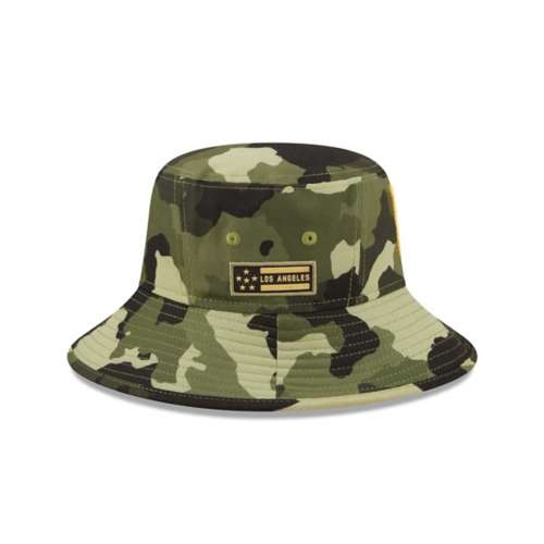 Atlanta Braves New Era 2023 Armed Forces Day Bucket Hat - Green in