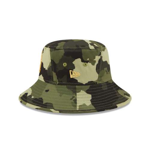 Men's Cincinnati Reds New Era Camo 2022 Armed Forces Day Bucket Hat