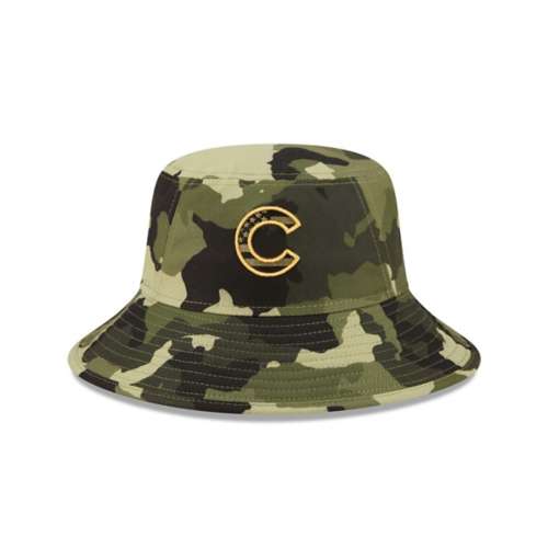 Milwaukee Brewers New Era 2022 Armed Forces Day Bucket Hat - Camo