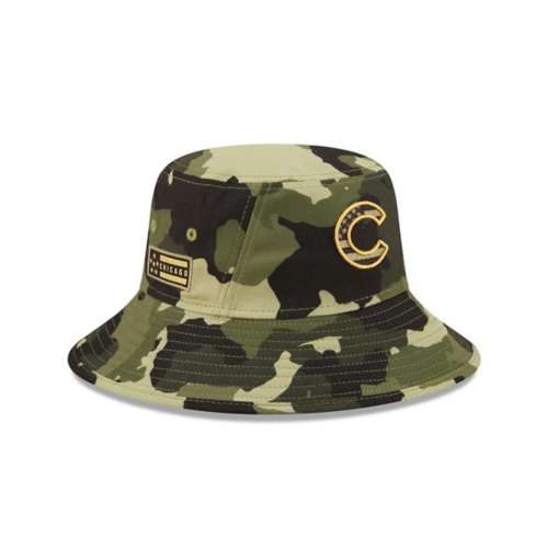 Milwaukee Brewers New Era 2022 Armed Forces Day Bucket Hat - Camo