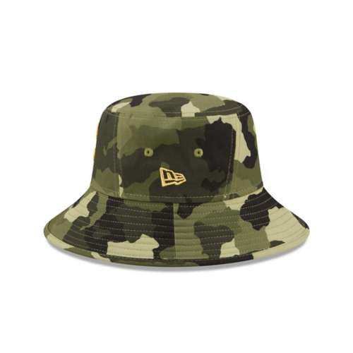 New Era Detroit Tigers Army Camo 2022 Armed Forces Day Bucket Hat