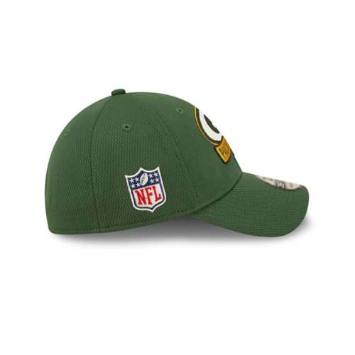 Green Bay Packers Black and White 2022 Sideline 39THIRTY Flex Hat