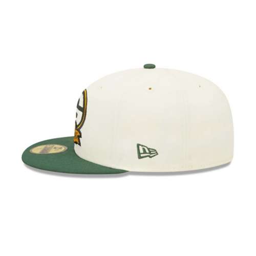 Green Bay Packers New Era 2022 Sideline 59FIFTY Fitted Hat - Cream