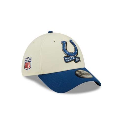 Men's Detroit Lions New Era Cream/Blue 2022 Sideline 39THIRTY 2