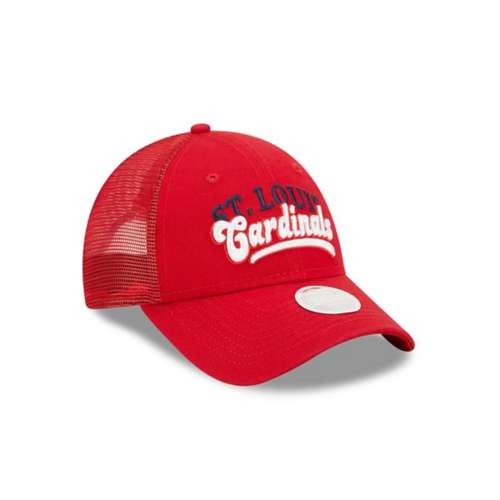 New Era Women's St. Louis Cardinals Team Trucker 9Forty Adjustable Hat