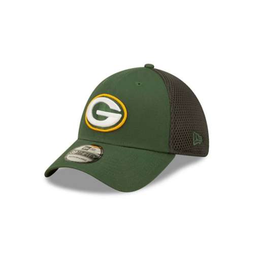 Green Bay Packers New Era 2023 Crucial Catch 39THIRTY Flexfit Hat M/L Multi/Black