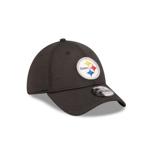 New Era Pittsburgh Steelers Black 2T Sided 39THIRTY Flex Hat Size: Extra Large