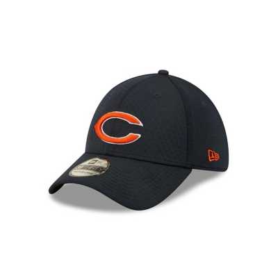 New Era 39Thirty Cap Men Women Team Chicago Bears Charcoal Gray Training Hat