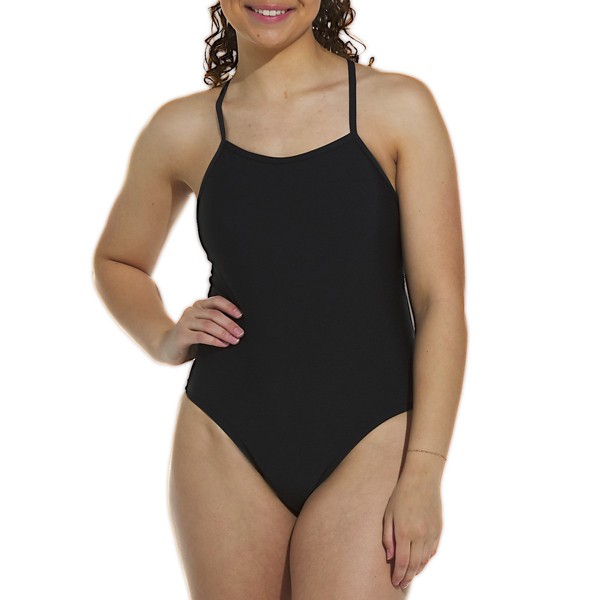 Women’s Jolyn Gavin 2 One Piece Swimsuit 26 Black/Lavender