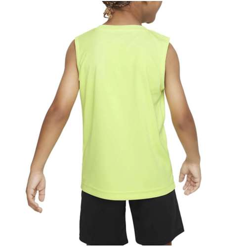 Nike Dri Fit Sleeveless T-Shirt Green