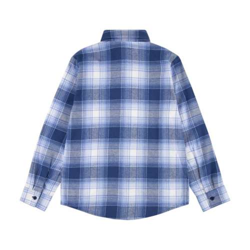 Boys' Levi's Plaid Flannel Pocket Long Sleeve Button Up Shirt