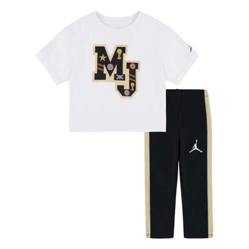 Toddler Girls' Jordan Mini Me Flight T-Shirt and Leggings Set