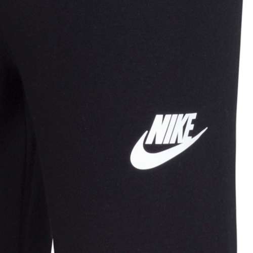 Nike NSW Fleece Pullover + Jogger Infant Toddler Set Black White