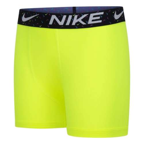 Boys' Nike instinct Essential Micro Printed 3 Pack yellow Briefs