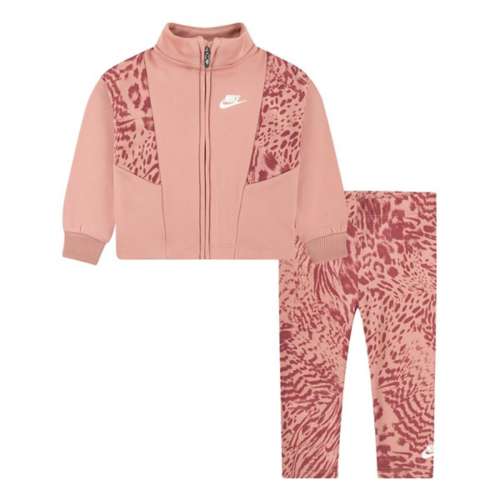 Baby Girls' Nike Home Swoosh Home Full Zip Jacket Set