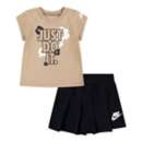 Baby Girls' Nike low Floral T-Shirt and Skort Set