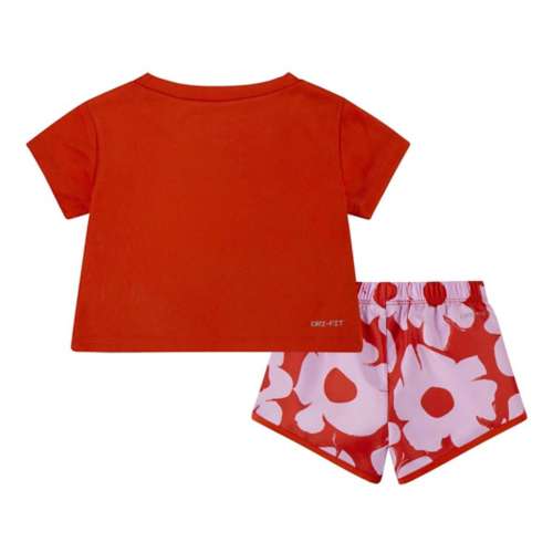 Baby Girls' Nike Floral Dri-FIT Sprinter T-Shirt and Shorts Set