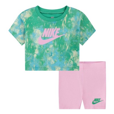 Baby Girls' COMPUTER Nike T-Shirt T-Shirt and Shorts Set