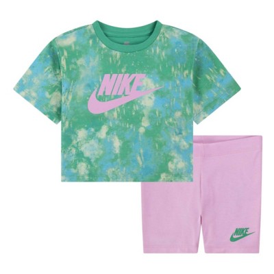 Toddler Girls' Nike Boxy T-Shirt and Biker Shorts Set