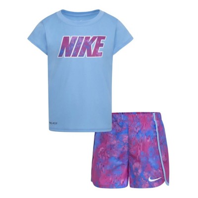 Girls' sleeve Nike Dri-FIT Sprinter T-Shirt and Shorts Set