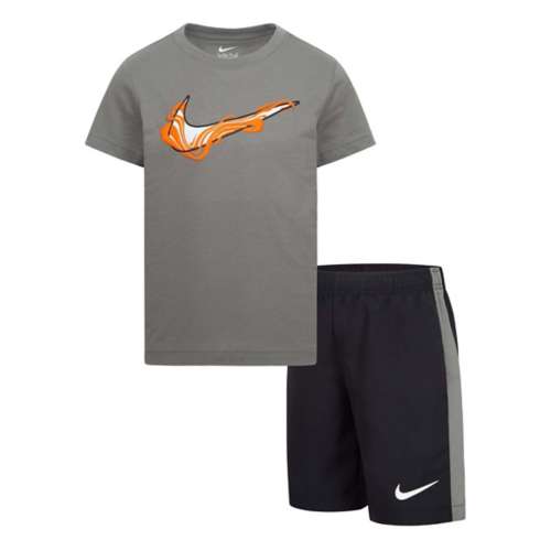 Witzenberg Sneakers Sale Online nike hyperdunk flywire mid 2009 black label 2017 Boys Nike Sportswear Woven Paint T Shirt and Shorts Set