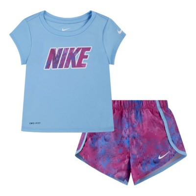 Toddler Girls' Nike University Dri-FIT Sprinter T-Shirt and Shorts Set