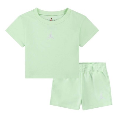 Baby Girls' Champagne Jordan Essential T-Shirt and Shorts Set