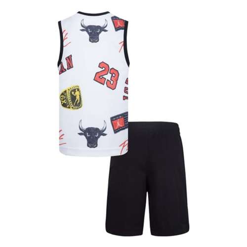 kaws x air jordan 4 friends and family black Boys Jordan 23 AOP Jersey and Shorts Set Witzenberg Sneakers Sale Online