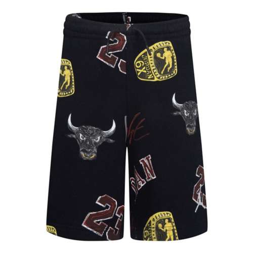 Kids' Jordan Essentials AOP Fleece Lounge Shorts