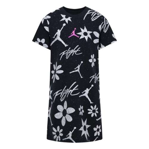 Girls' jordan rumor Floral Flight  Shirt Dress