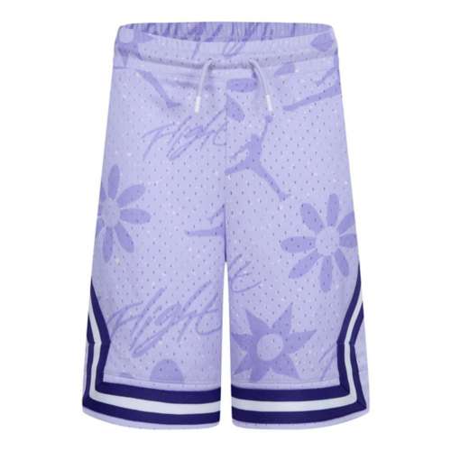 Girls' jordan ghost Diamond All Over Print Shorts