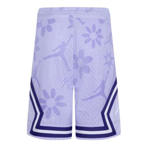 Girls' jordan Brand Diamond All Over Print Shorts