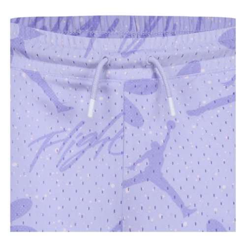 Girls' jordan ghost Diamond All Over Print Shorts