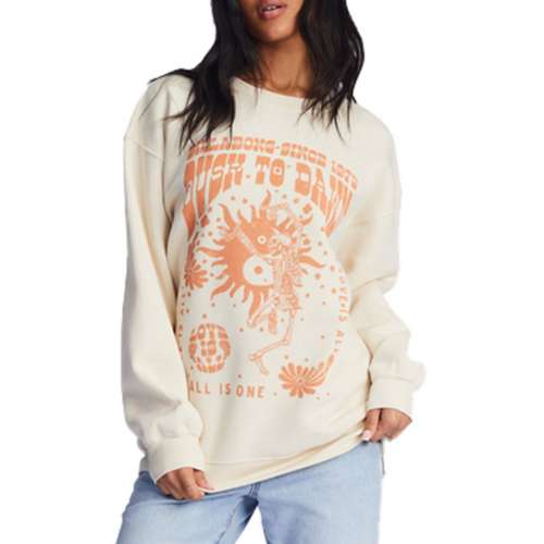 Women's Billabong All Is One Graphic Crewneck Sweatshirt